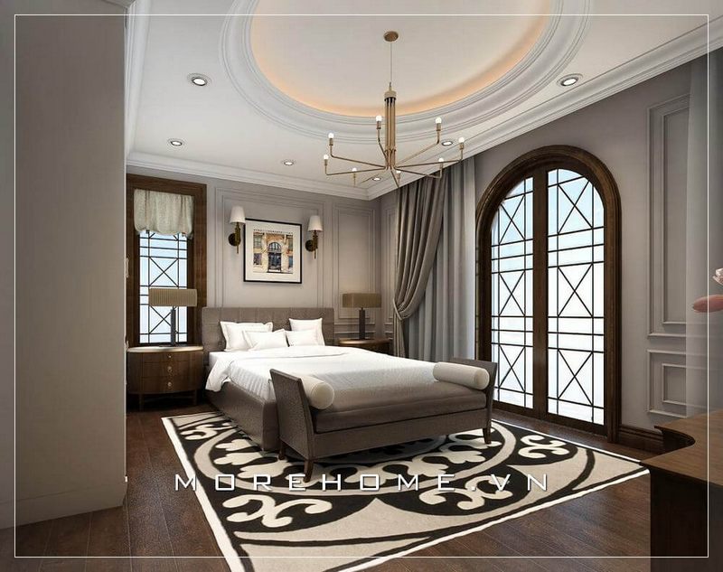 Sang chảnh với 21 mẫu thiết kế nội thất giường ngủ ấn tượng 