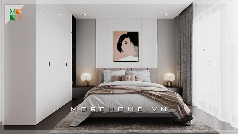 Thiết kế nội thất phòng ngủ hiện đại đẹp rất sang trọng cho chung cư, nhà phố, biệt thự